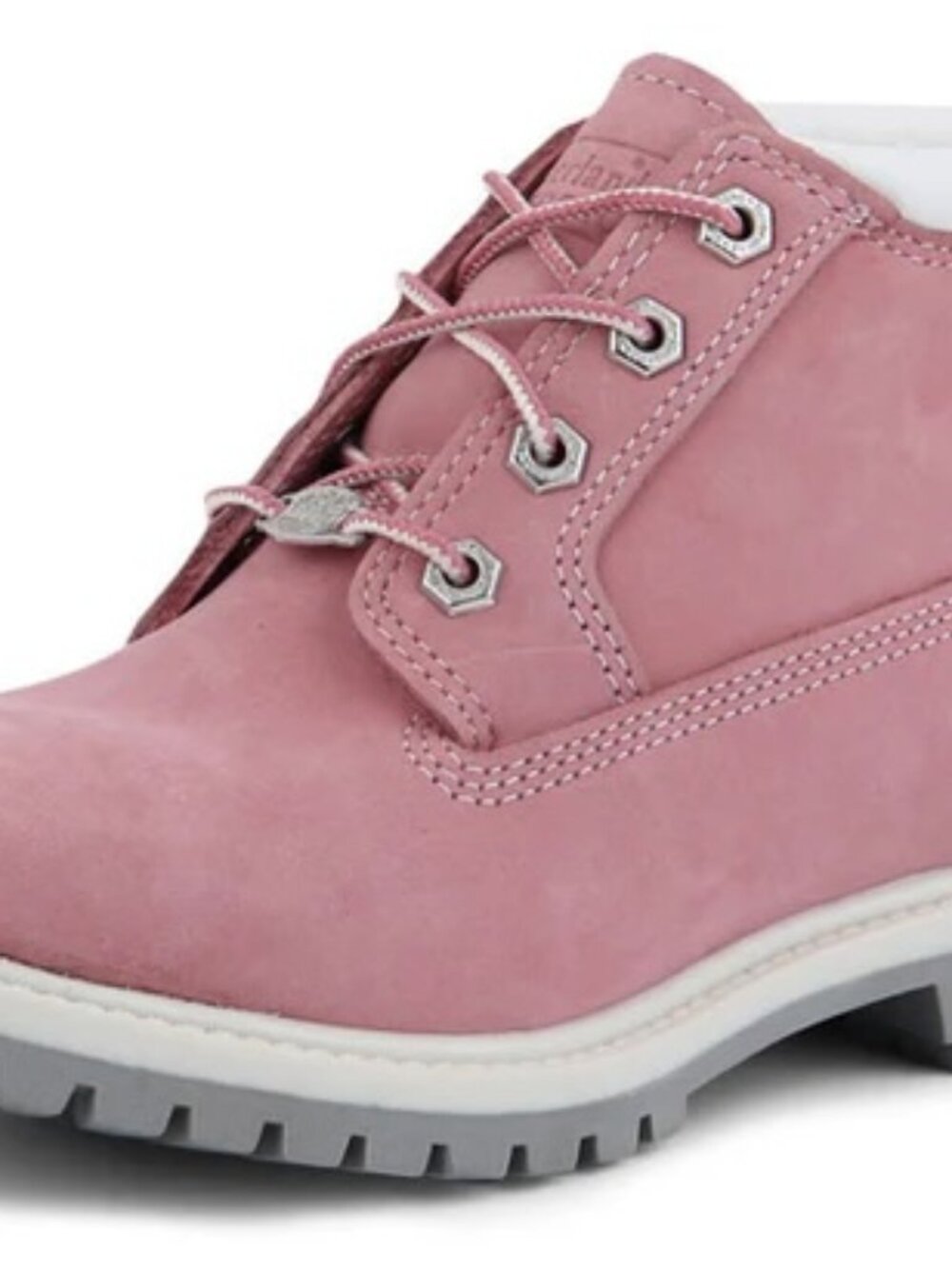 Timberland Women's Nellie Waterproof Chukka  Boots 'Pink Nubuck", 9 US